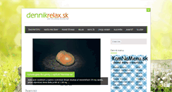 Desktop Screenshot of dennikrelax.sk